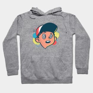 Retro Spaced Out Boy Hoodie